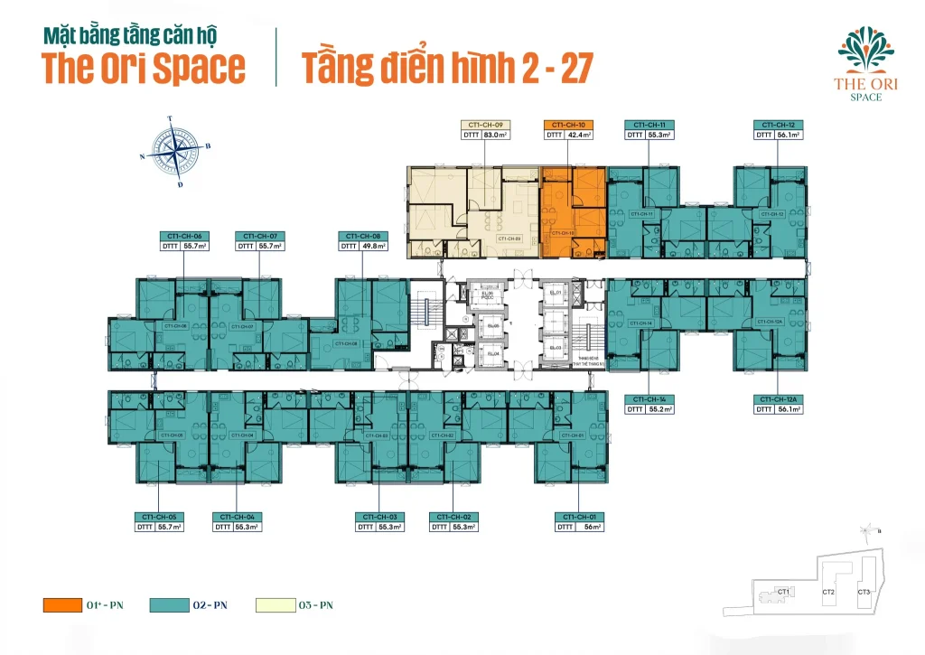 mặt bằng the ori space